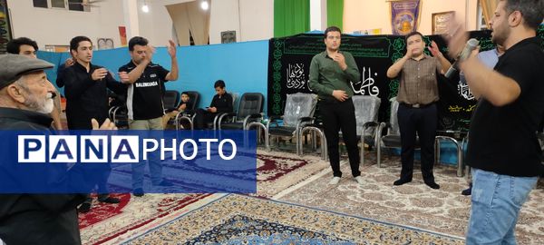مراسم عزاداری شب عاشورای حسینی در مسجد محمد رسول (ص) حسین آباد شیروان