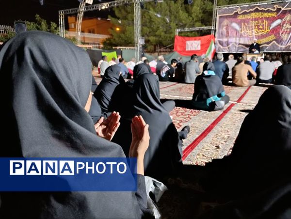 حضور دادستان کاشمر در مراسم عزاداری هیئت جوانان علی اکبری (ع) و هلال احمر کاشمر