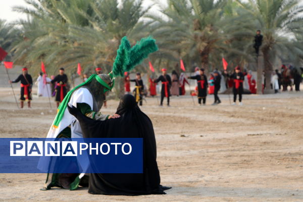 بازآفرینی نوجوان کربلا زیر آسمان لامرد