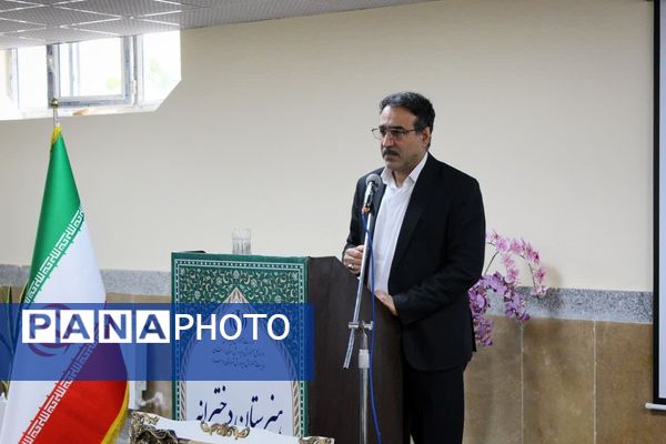 مراسم افتتاح هنرستان دخترانه ۱۸ کلاسه ربیعی در بروجرد 