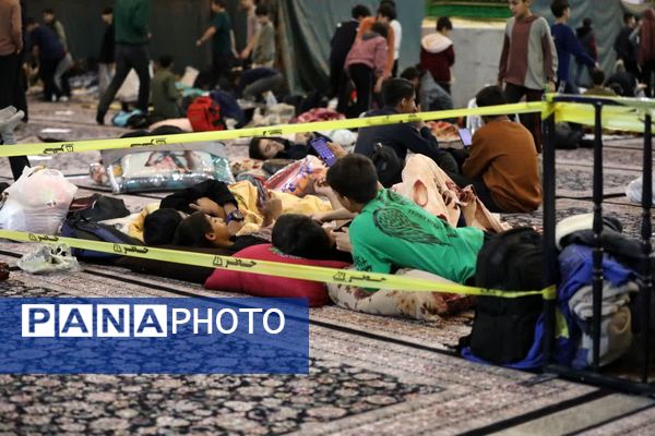 مراسم اعتکاف دانش آموزی در مسجد اعظم و مصلای قدس قم