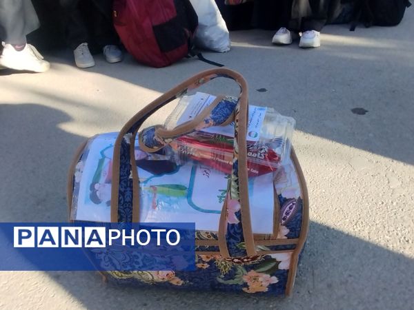 اعزام دانش‌آموزان دبیرستان‌های دخترانه شهرستان شیروان دوره متوسطه دوم به اردوری راهیان نور مناطق جنوب کشور