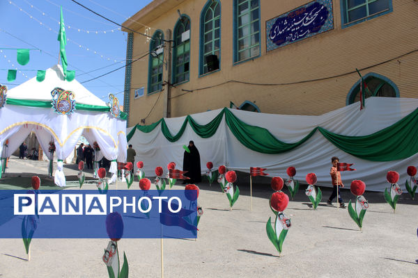جلوه‌هایی از همدلی گروه‌های مردمی در برپایی یادواره شهدای روستای فردو