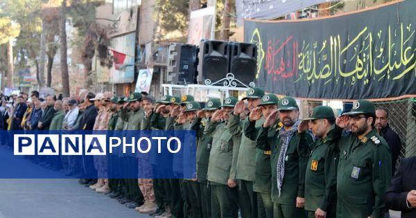 تشییع  پیکر مطهر شهید خوشنام در شهرستان خلیل آباد 