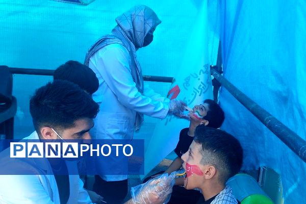 برپایی موکب میدان پویای اربعین