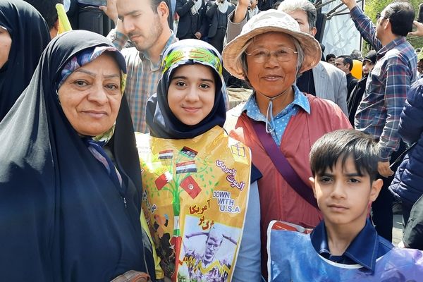 راهپیمایی روز قدس با حضور مسئولان اداره‌کل آموزش‌وپرورش استان خراسان رضوی