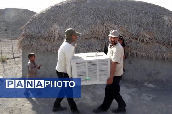 خدمت‌رسانی گروه جهادی ایثارگران بوشهر در بشاگرد