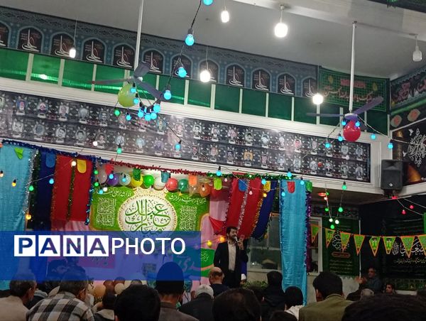 تکیه حسینی غرق در شادی علوی