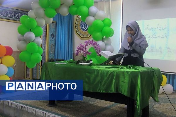 برگزاری مراسم افتتاحیه طرح مصباح الهدی در دبستان شهید حبیب پور ناحیه یک شهرری
