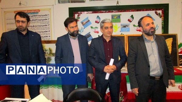 حضور مدیر آموزش و پرورش ناحیه یک کرج در دبیرستان شاهد شهید کلانتری 