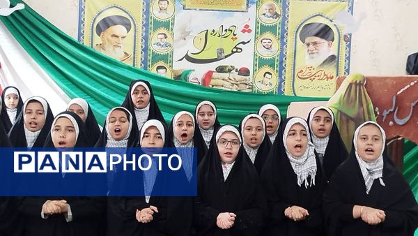 یادواره شهدای دبستان شاهد بنت‌الحسین تبریز با عطر فاطمی