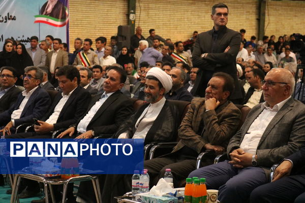 آیین افتتاحیه ورزشگاه شهید شهابی در شهرستان بافت