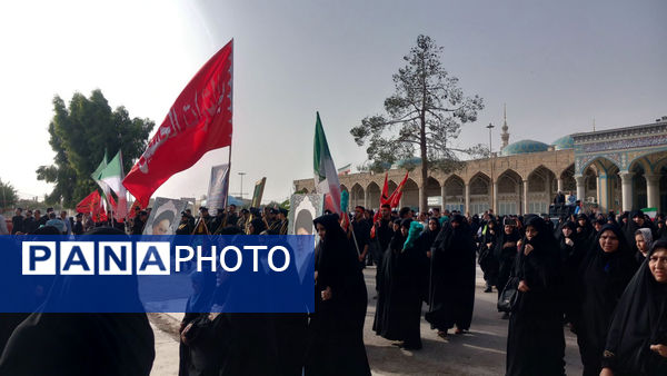 خاکسپاری شهید «اسماعیل شاکری» در مسجد جمکران