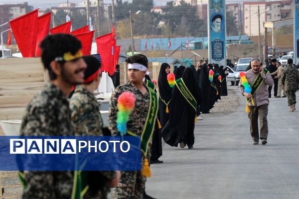 آیین تدفین شهید گمنام در کرمانشاه