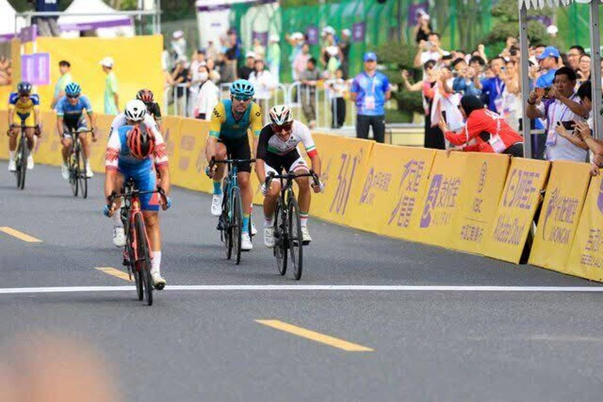 دوچرخه‌سواری قهرمانی جاده آسیا؛ علی لبیب برنز گرفت 