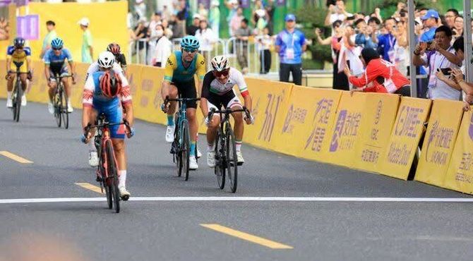 دوچرخه‌سواری قهرمانی جاده آسیا؛ علی لبیب برنز گرفت 