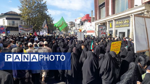 مراسم راهپیمایی ۱۳ آبان‌ ماه سال ۱۴۰۳ در شهرستان قائمشهر