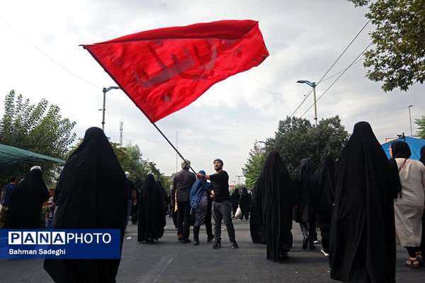 پیاده روی جاماندگان اربعین حسینی - تهران
