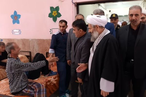 مهر نوروزی مسئولان در مرکز توانبخشی شهید بلبلی اهر