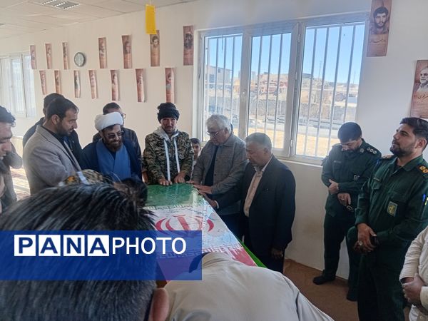 تشییع و تدفین شهید گمنام در شهر غلامان 