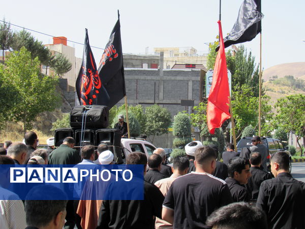 مشتاقان زیارت اربعین در سنندج پای‌کار راهپیمایی جاماندگان