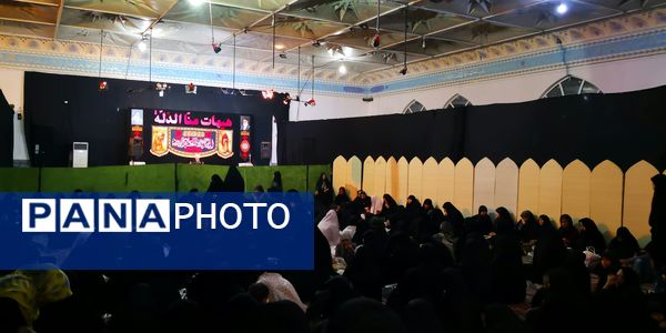 مراسم عزاداری و سینه زنی شب اربعین در هیأت انصار المهدی کاشمر