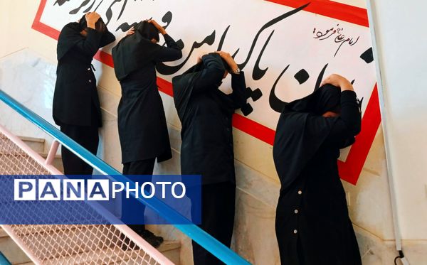 هنرستان جنت فارسان میزبان مانور زلزله