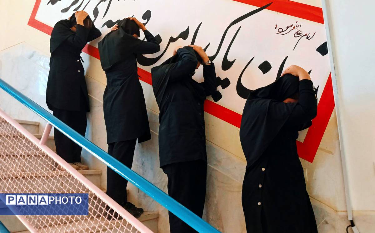 هنرستان جنت فارسان میزبان مانور زلزله