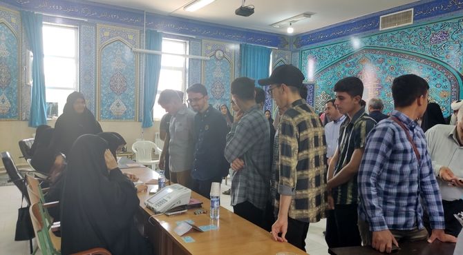 حضور حماسی مردم شهرستان کوهپایه در انتخابات ریاست‌جمهوری