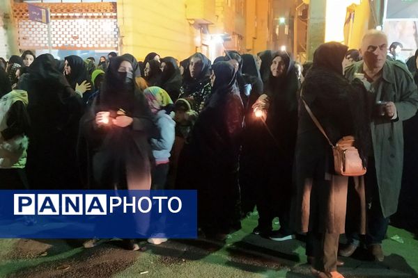 تشییع نمادین حضرت زهرا(س) تا حرم مطهر جعفر بن موسی الکاظم(ع) شهرستان پیشوا