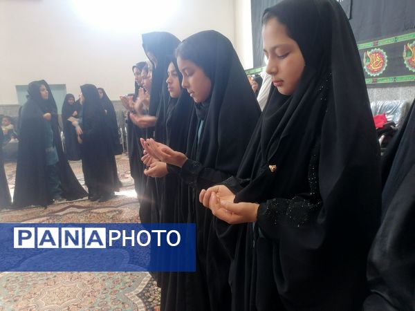 سوگواری دهه فاطمیه ویژه دانش آموزان آموزشگاه زهرا عبداللهیان ارغا 