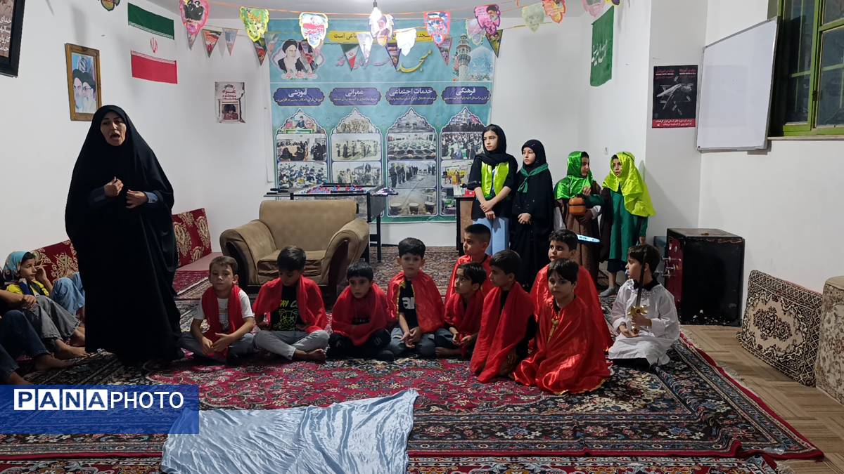 برپایی مهد آدینه نور در مسجد صاحب الزمان آشخانه