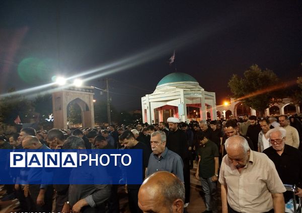 مراسم دهه اول محرم در گلزار شهدای نیشابور