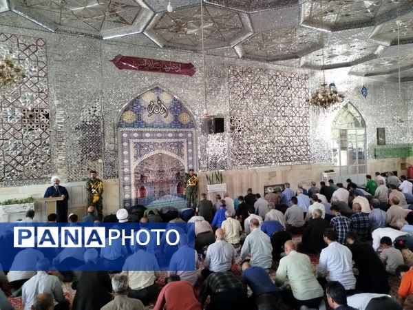 نماز جمعه شهرستان کاشمر با حضور مردم ترشیز کهن برگزار شد 