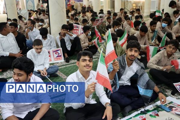 فریاد استکبار ستیزی دانش آموزان در حمایت از مظلومان