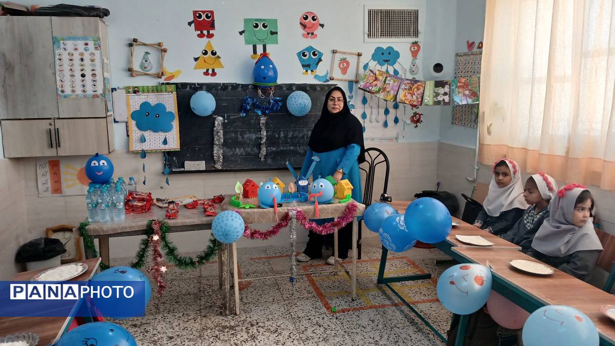 جشن آب در دبستان شهید دیالمه