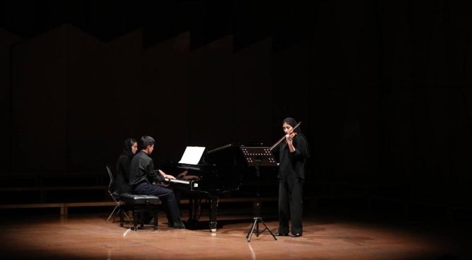 هنرجویان موسیقی مرکز آموزش هنری بنیاد رودکی روی صحنه رفتند