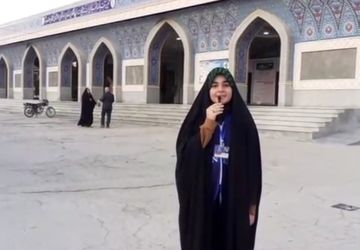 نماز باران همراه با استغاثه امام زمان(عج) در کازرون