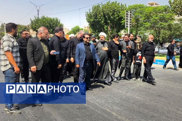 خیل عاشقان حسینی در مسیر جاماندگان اربعین رباط کریم