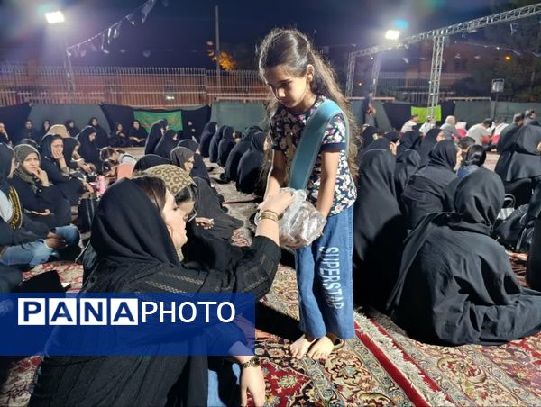 حضور دادستان کاشمر در مراسم عزاداری هیئت جوانان علی اکبری (ع) و هلال احمر کاشمر