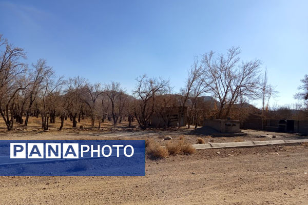 خزان زیبا در کوچه باغ‌های شهر بهمن