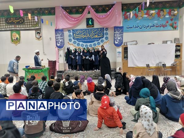 مراسم ولادت امام علی (ع)و سالگرد شهادت حاج قاسم سلیمانی در مسجد چهارده معصوم الغدیر