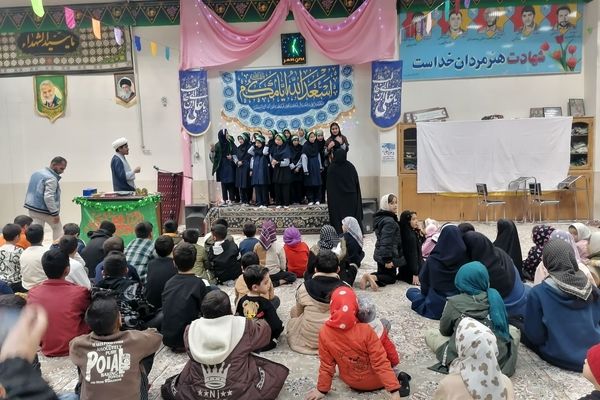 مراسم ولادت امام علی (ع)و سالگرد شهادت حاج قاسم سلیمانی در مسجد چهارده معصوم الغدیر