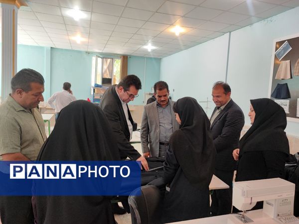 بازدید از کارگاه طراحی دوخت هنرستان ثمین