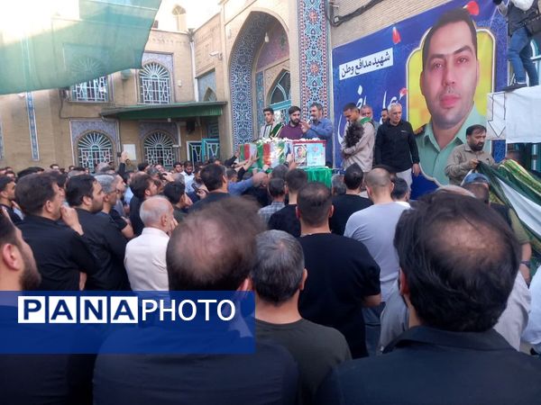 تشییع پیکر شهدای حمله رژیم اشغالگر صهیونیستی به ایران