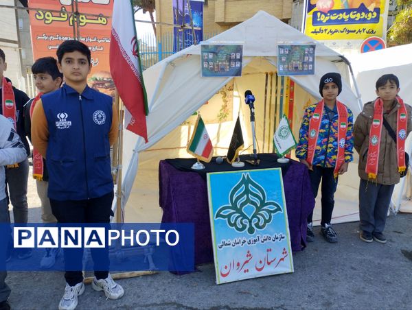 حضور باشکوه و جلوه گر دانش آموزان و اقشار مردم شهرستان شیروان در راهپیمایی ۱۳ آبان