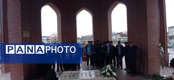 حضور پیشتازان گیلان در آرامگاه اسطوره مقاومت