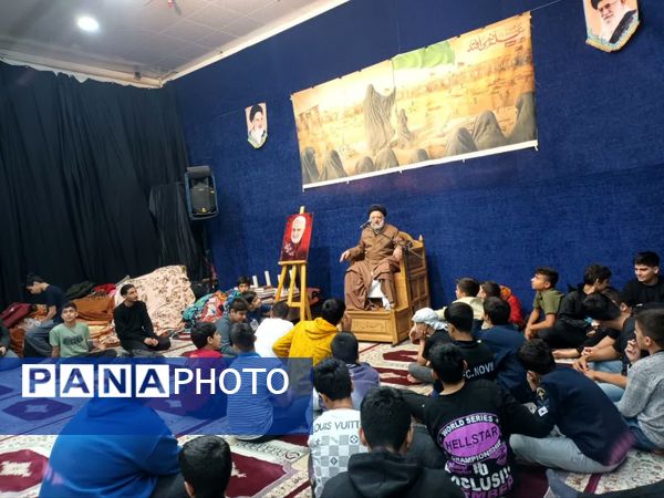 اعتکاف نورانی دانش‌آموزان بهبهان