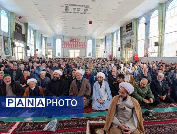 نماز عبادی سیاسی جمعه در روستای مزده خلیل آباد 