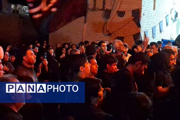 مراسم عزاداری حضرت زهرا (س) در محله ریاستی شیراز